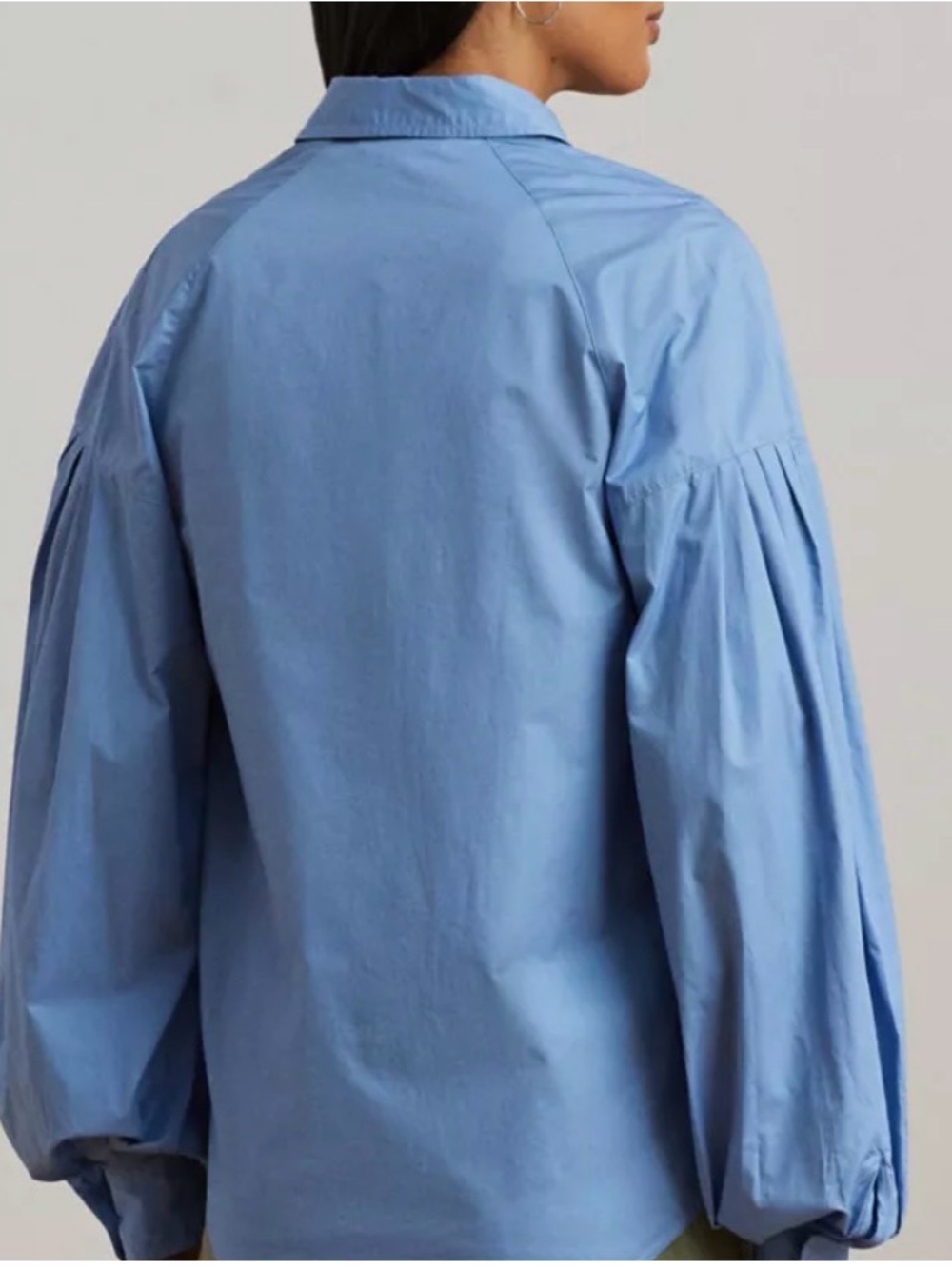 Lauren Ralph Lauren
Women's Cotton Poplin Blouson-Sleeve Shirt - Picture 2 of 8